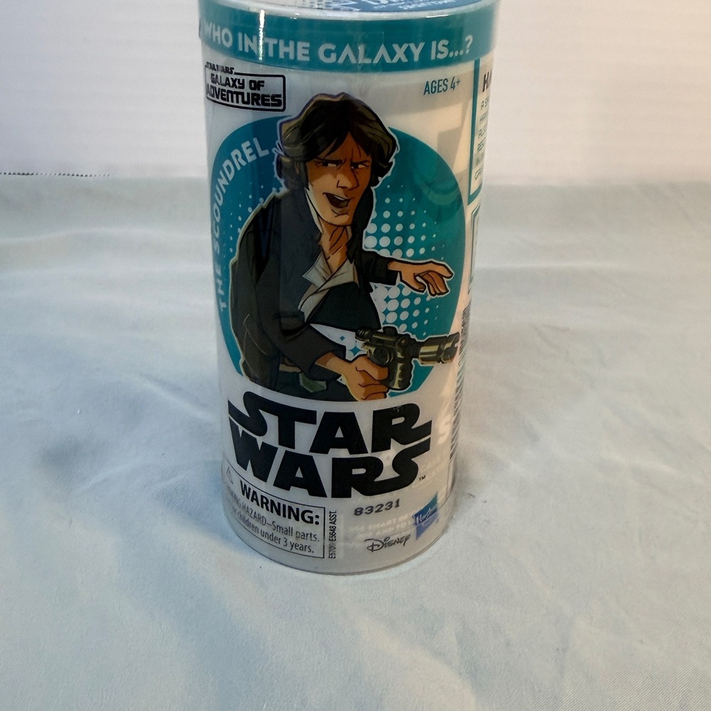 Star Wars Galaxy of Adventures Han Solo 3.75 Action Figure with Mini Comic E5648 - Picture 3 of 6